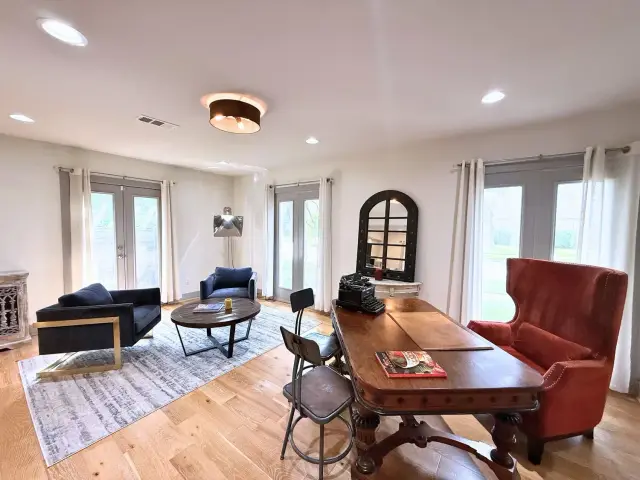 Chateau Gold home office, furnished house in Texas Medical Center / West University, Houston — furnished rentals in Houston