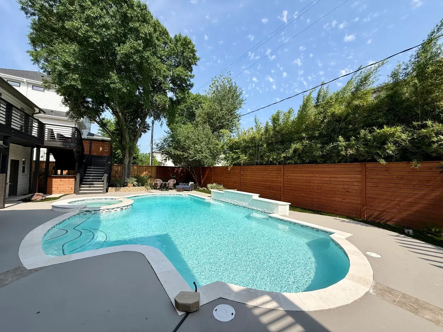 Villa Como exterior, furnished house in Medical Center / Meyerland, Houston