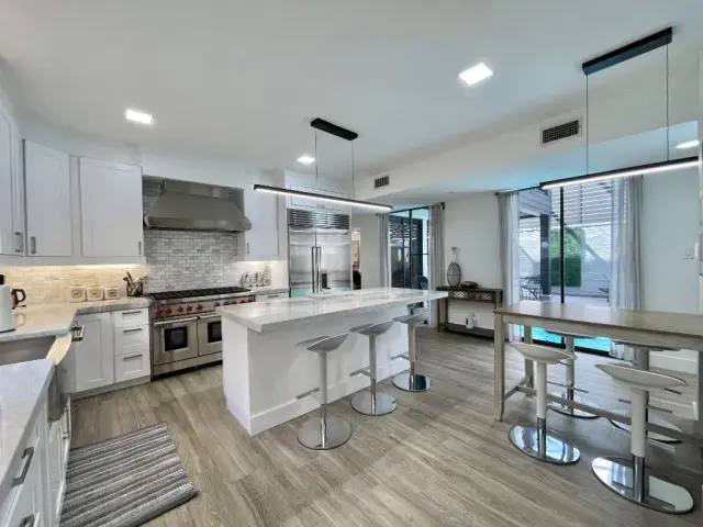 Villa Sorrento kitchen, furnished house in Texas Medical Center / West University, Houston — furnished rentals in Houston